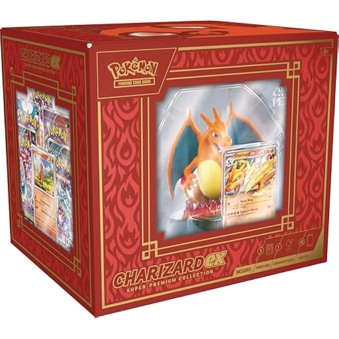 rayihni POKEMON CHARIZARD EX PREMIUM COLLECTION 2024 TRADING CARD GAME - Image 1